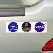 CSAおよびフェニックスのLander バンパーステッカー (車上)