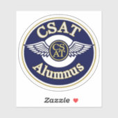 CSAT Alumnus Custom-Cut Vinyl Sticker シール (シート)