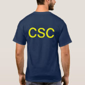 CSCの侵略のワイシャツ Tシャツ (裏面)