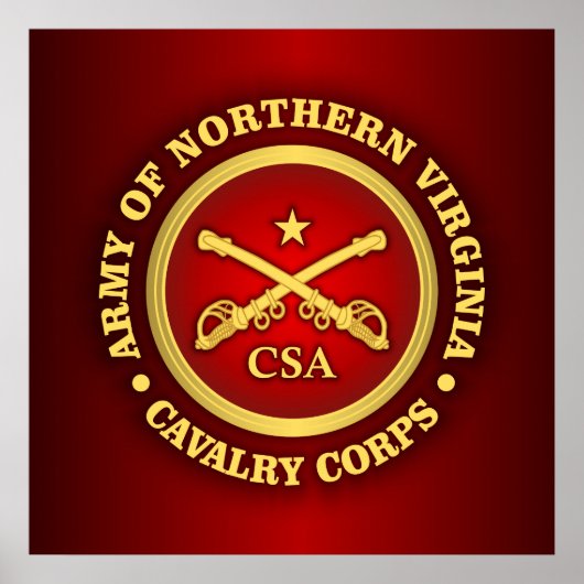 CSC – 北バージニア騎兵隊軍 ポスター (正面)