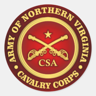 CSC -北ヴァージニアの騎兵隊隊の軍隊 ラウンドシール