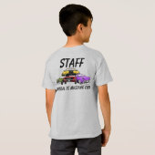 CSCMCカーショースタッフユースTシャツ Tシャツ (裏面フル)