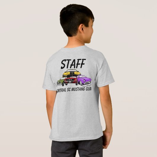 CSCMCカーショースタッフユースTシャツ Tシャツ (裏面フル)