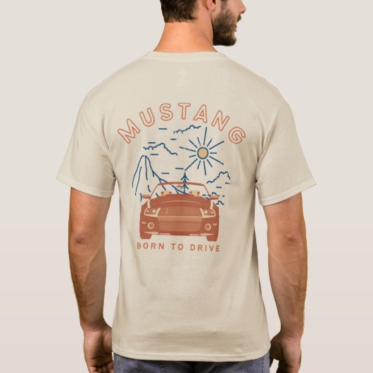 CSCMC波生まれでTシャツを駆動 Tシャツ (裏面)