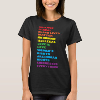 CSD LGBTQIAパレード受け入れ同盟国の旗の愛誇りを持った Tシャツ