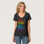 CSD LGBTQIA Parade Acceptance Ally Flag Love Proud Tシャツ (正面フル)