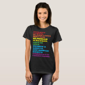CSD LGBTQIA Parade Acceptance Ally Flag Love Proud Tシャツ (正面フル)