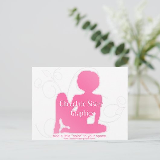 CSGロゴデザイン ポストカード (スタンド正面)