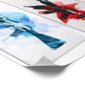 CSGO水彩兵器 ポスター (角)