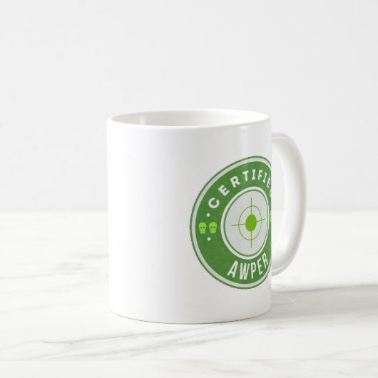 CSGO Certified Sniper Mug コーヒーマグカップ (正面右)
