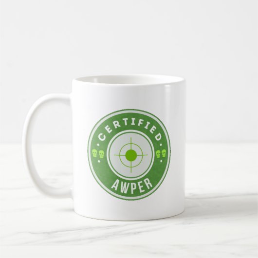 CSGO Certified Sniper Mug コーヒーマグカップ (左)