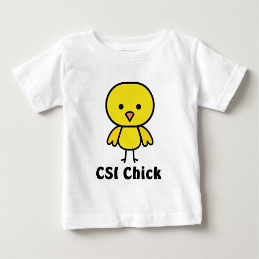 CSIのひよこ ベビーTシャツ (正面)