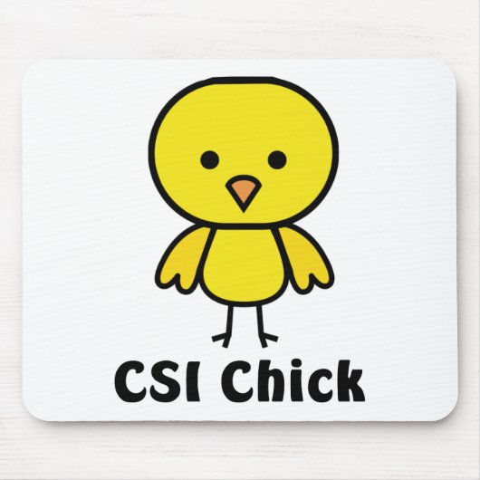 CSIのひよこ マウスパッド (正面)