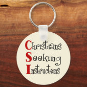 CSIクリスチャン頭字語 キーホルダー (正面)