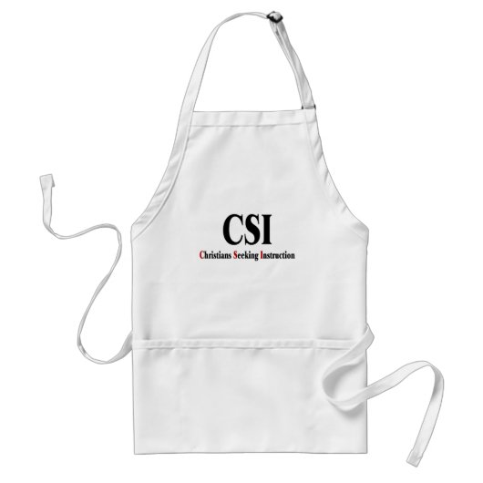 CSIクリスチャン スタンダードエプロン (正面)