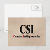 CSIクリスチャン ポストカード (正面/裏面)