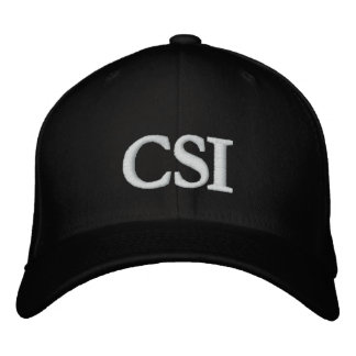 CSIラスベガスTVショー野球帽 刺繍入りキャップ