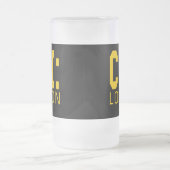 CSIロンドンプロダクト フロストグラスビールジョッキ (中央)