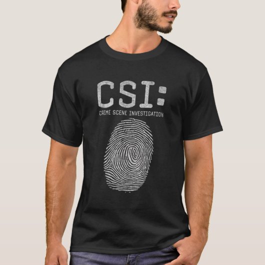 Csi犯罪現場調査 – Police Forensic Ev Tシャツ (正面)