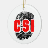 CSI セラミックオーナメント (左)