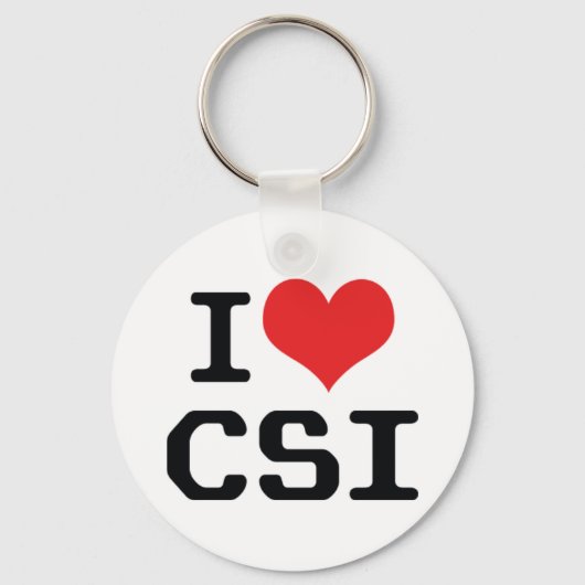 CSI - 犯罪現場捜査官 大好き キーホルダー (正面)