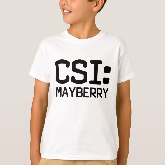 CSI Mayberry Tシャツ (正面)