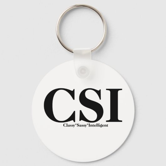 CSI Tシャツとギフト。 キーホルダー (正面)
