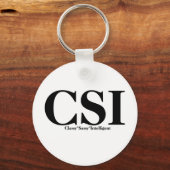 CSI Tシャツとギフト。 キーホルダー (正面)