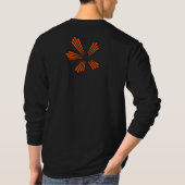 CSLセントオーガスティンメンズ長袖オレンジ開花 Tシャツ (裏面)