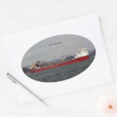 CSLタドサックのステッカー 楕円形シール (封筒)