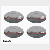 CSLタドサックのステッカー 楕円形シール (シート)