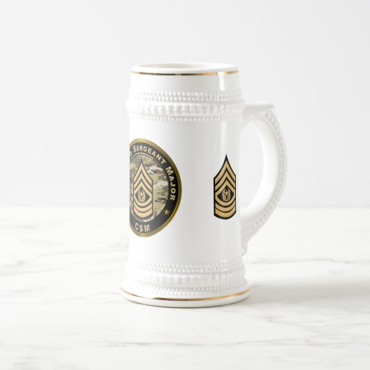 CSM軍曹専攻の隊 ビールジョッキ (正面右)