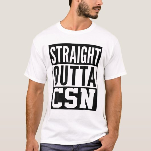 CSNストレートアウトタカレッジ大学卒業生 Tシャツ (正面)