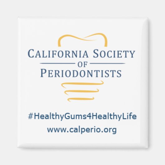 CSPロゴ2インチx2インチ磁石 マグネット (正面)