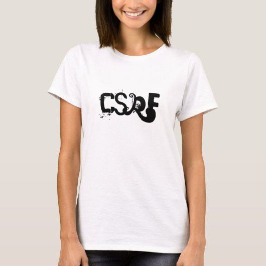 CSRFの魔法使いの袖 Tシャツ (正面)