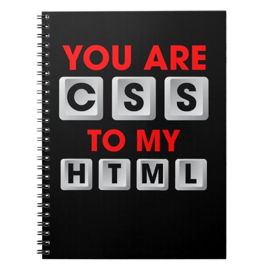 CSSからHTMLへ ノートブック (正面)