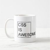 CSSは素晴らしいマグです コーヒーマグカップ (左)