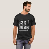Cssは素晴らしくもの巣 Tシャツ (正面フル)