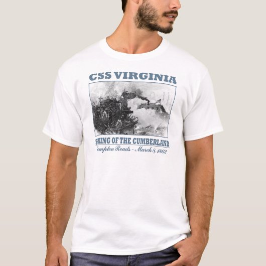 CSSバージニア – ハンプトンロード Tシャツ (正面)
