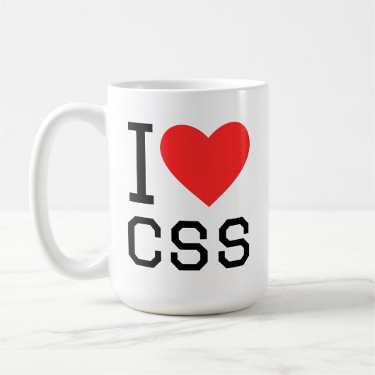 CSS大好き コーヒーマグカップ (左)