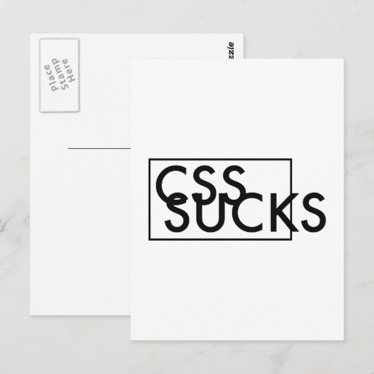 CSS最低 ポストカード (正面/裏面)