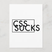 CSS最低 ポストカード (正面)