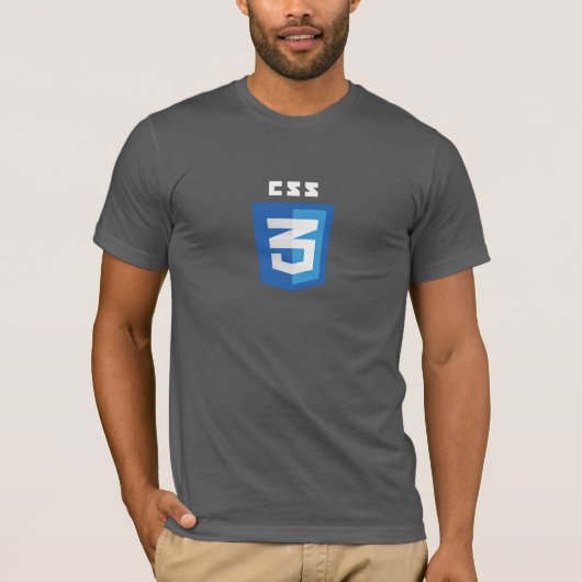 CSS3 Tシャツ(灰色) Tシャツ (正面)