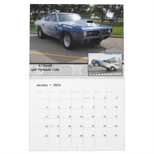 css #1 カレンダー (1月 2026)