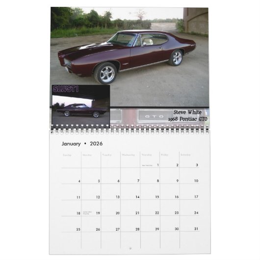 css #3 カレンダー (1月 2026)