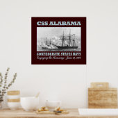 CSS Alabama -Kearsarge (B) ポスター (キッチン)