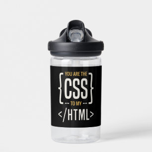CSS HTML ウォーターボトル