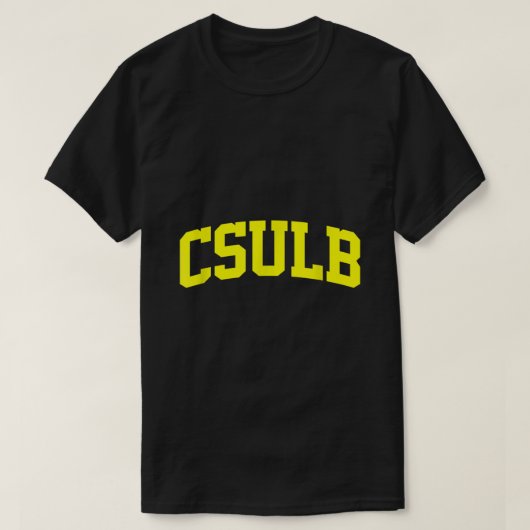 CSULBアーチアスレティックカレッジ大学卒業生スタイル Tシャツ (デザイン正面)