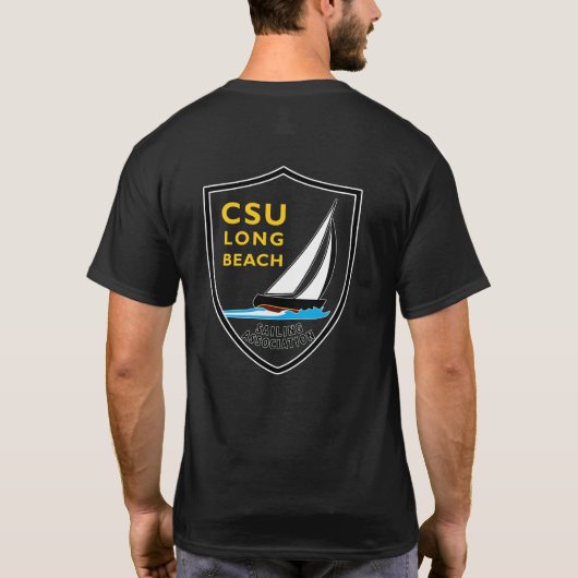 CSULBセーリング協会Tシャツ Tシャツ (裏面)