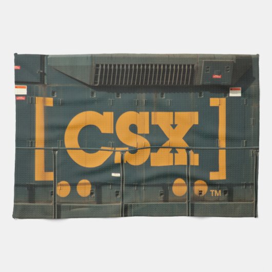 CSXのロゴ手タオル キッチンタオル (横)